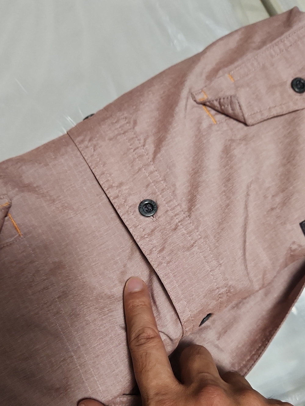 Ariat Rebar VentTEK Work Shirt Men’s 4XL Dusty Mauve Short Sleeve Durastretch - Picture 12 of 12